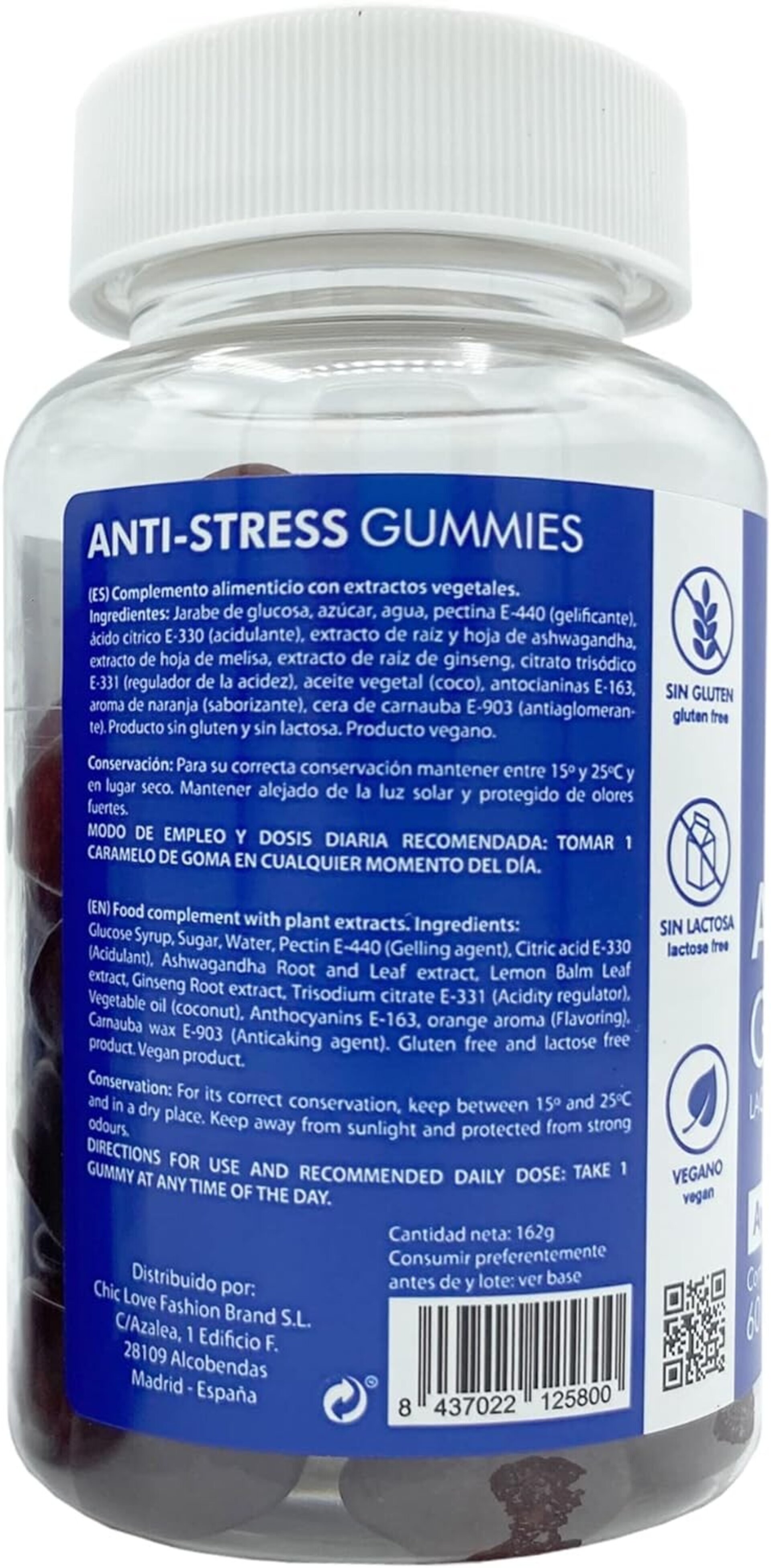 Anti-Stress - Relajación y concentración - 60 uds - 2