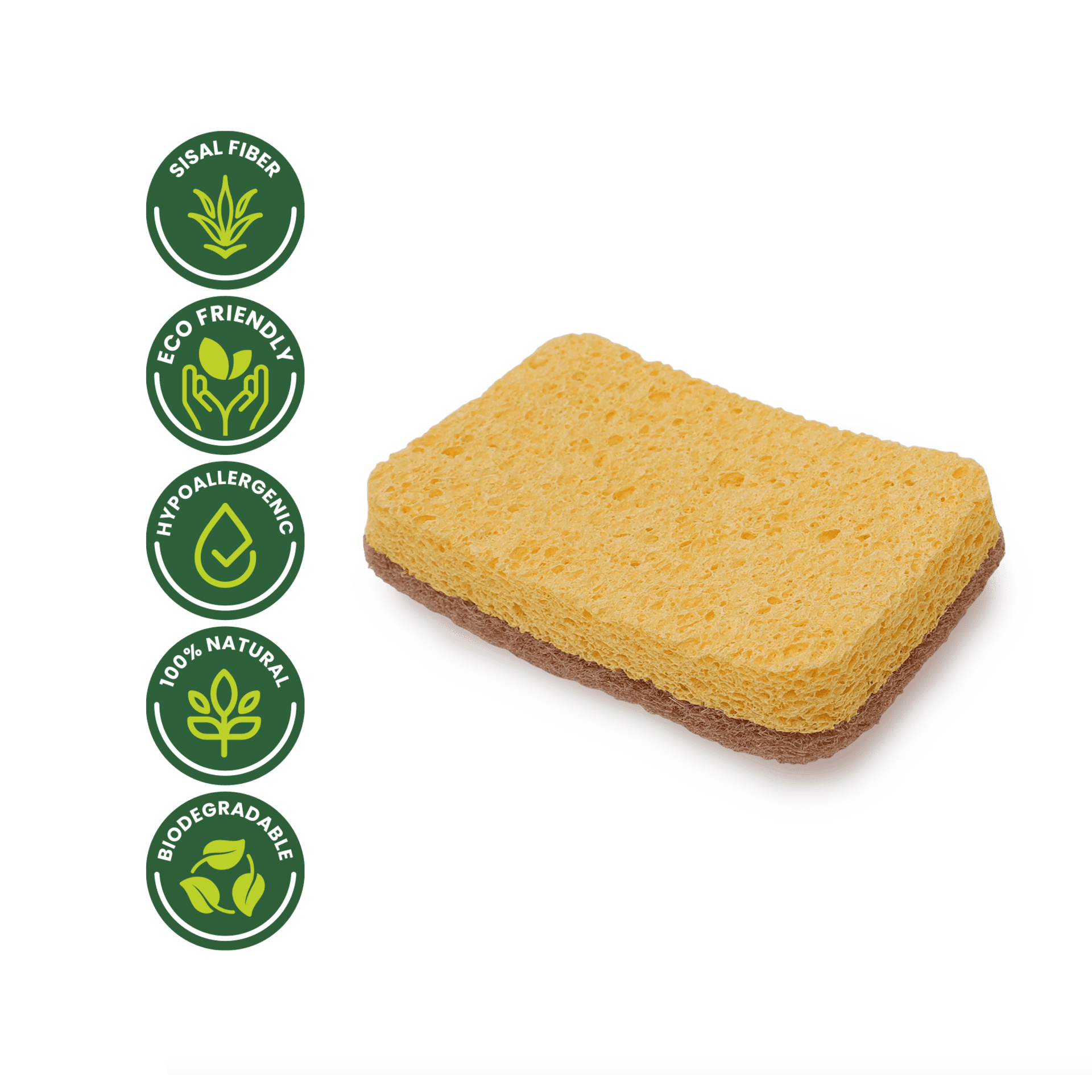 Esponja de Sisal y Celulosa ECO - Baño y Cocina - 1
