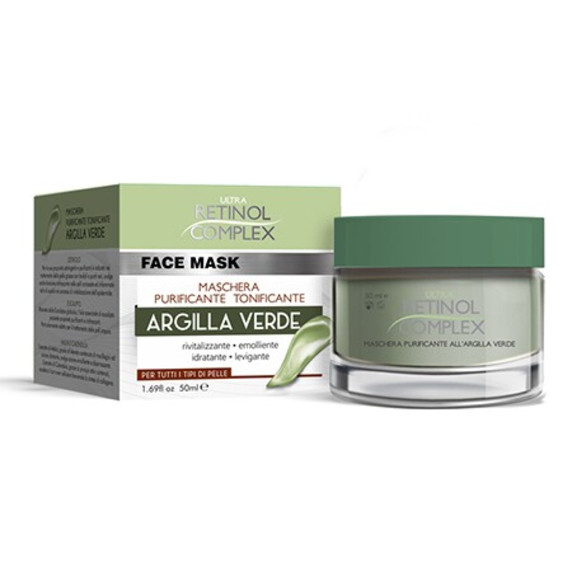 Mascarilla facial Arcilla Verde - 50ml - 1