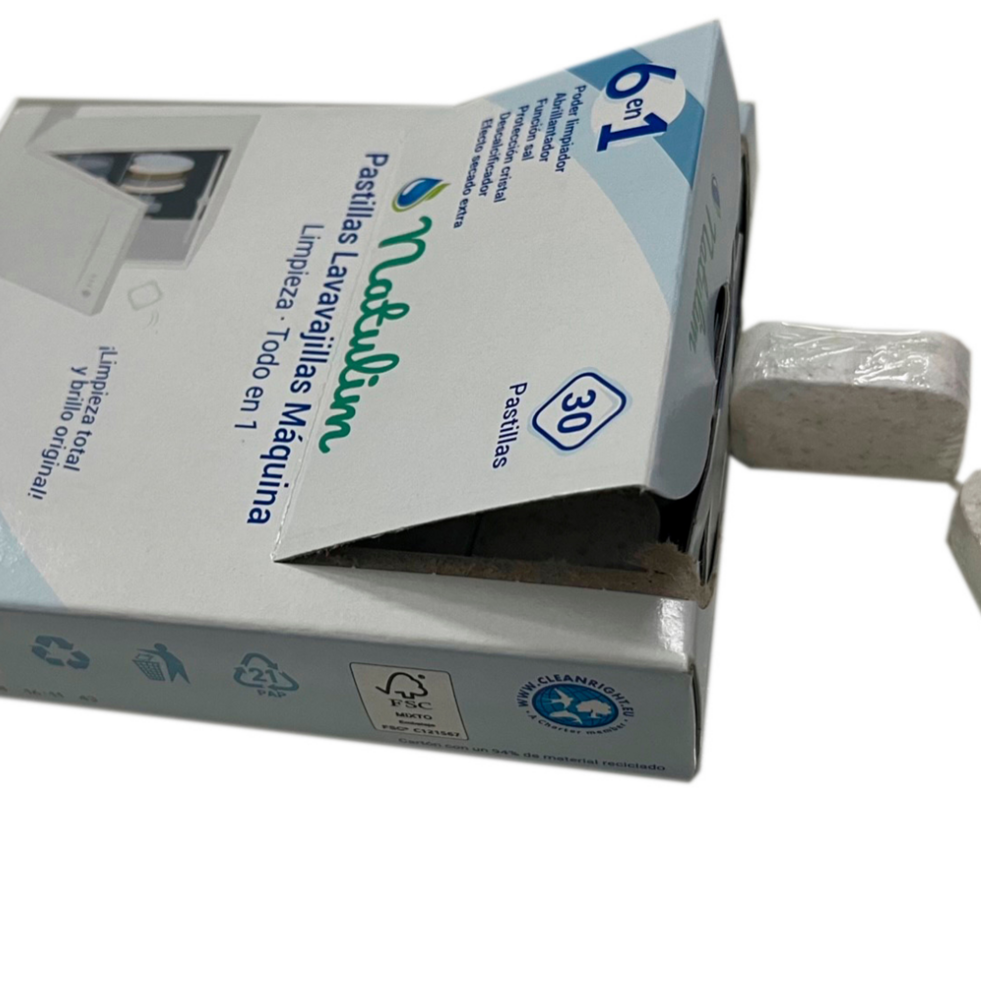 Lavavajillas ecológico 30 pastillas - Natulim - 1