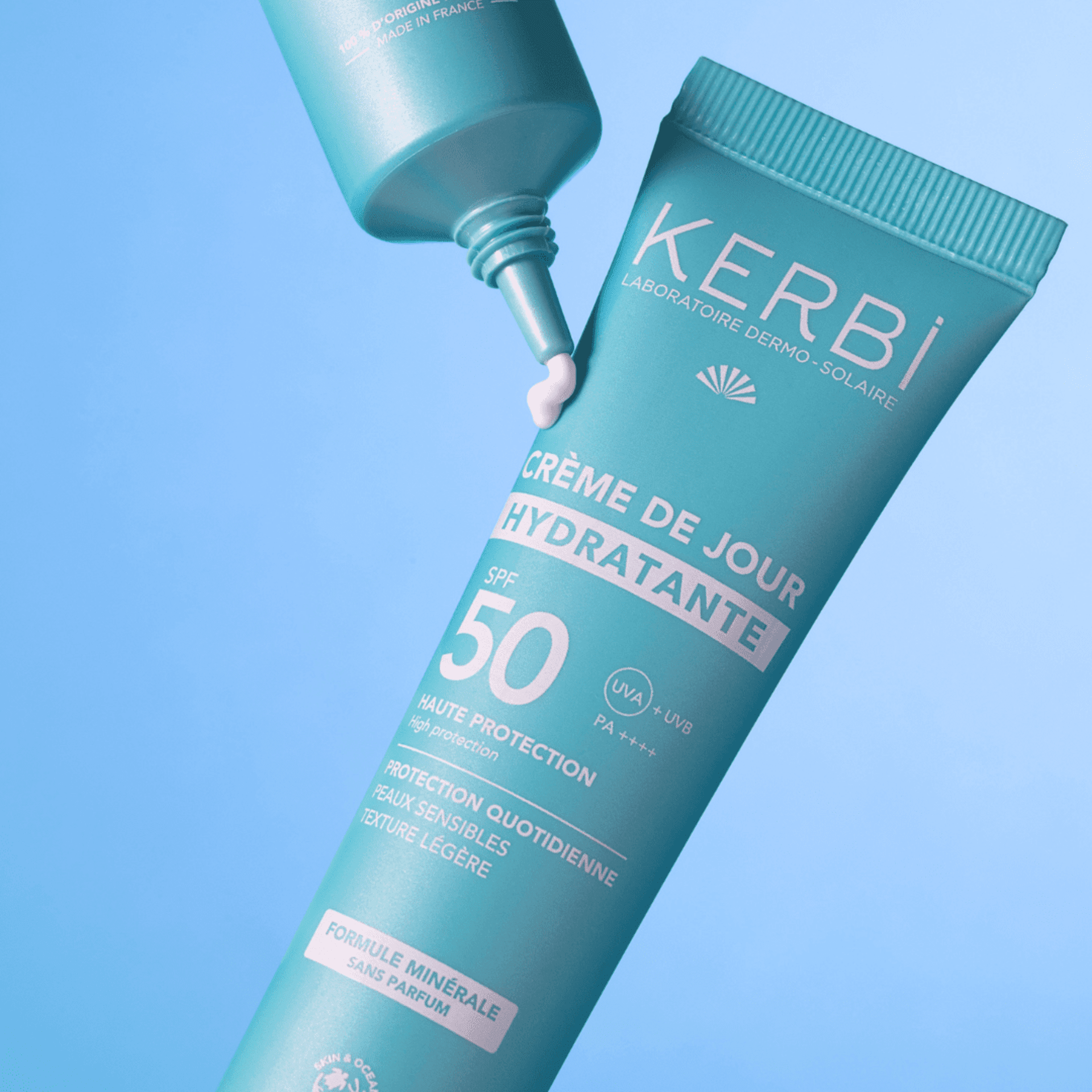 Crema Hidratante SPF50 Sin perfume 50g - Kerbi - 2