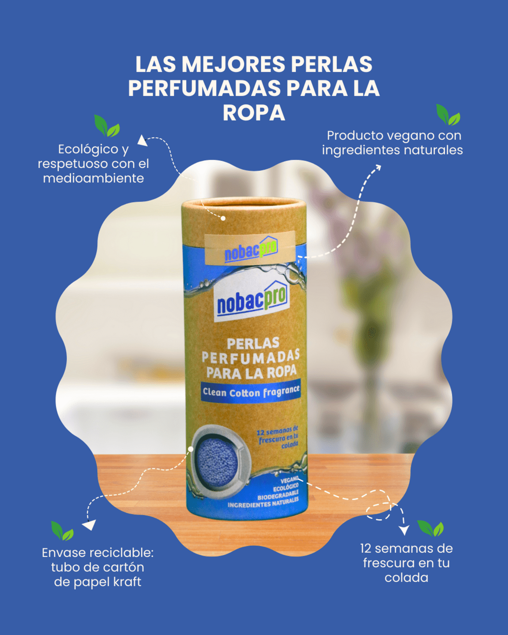 Perlas perfumadas para para la ropa 210g - Nobacpro - 3