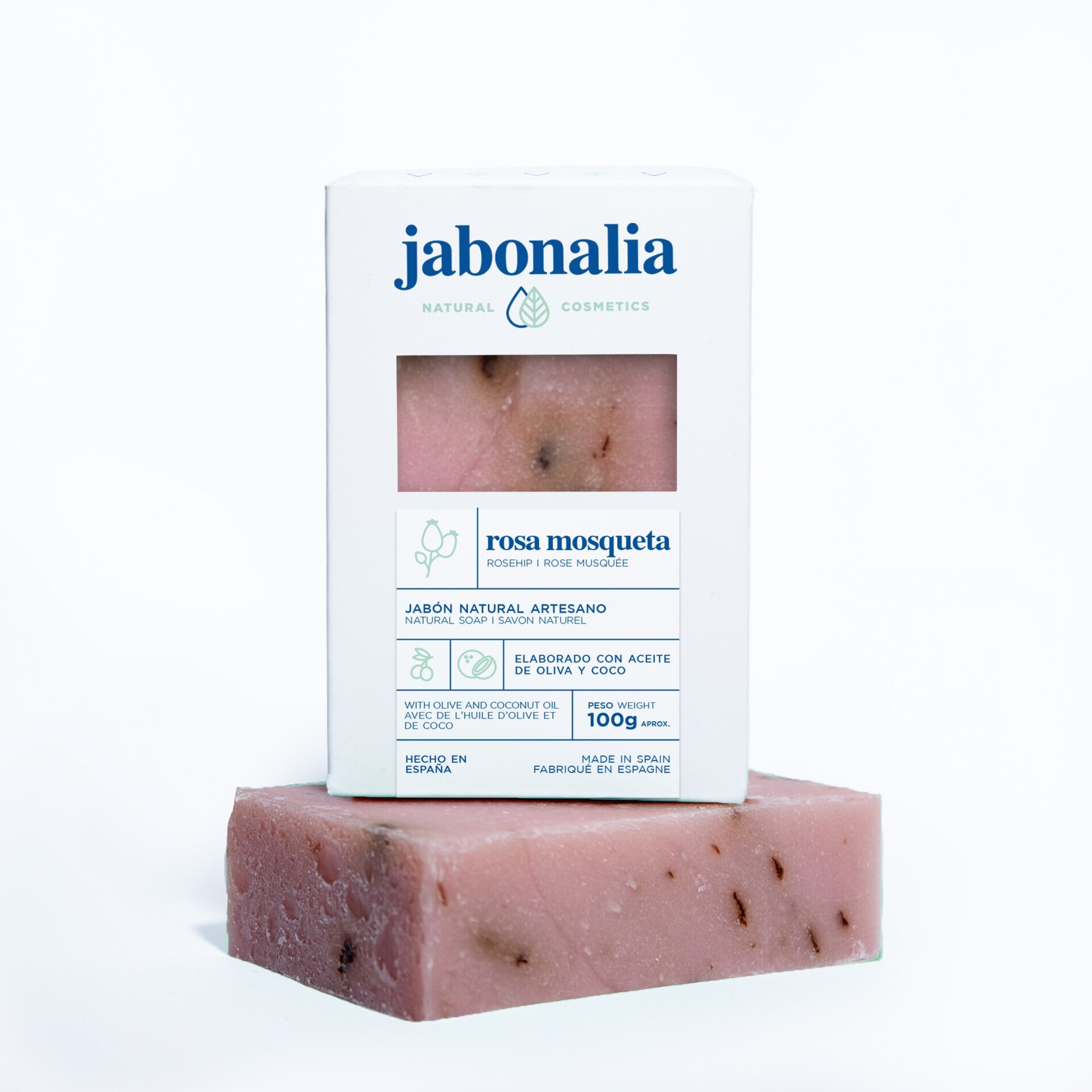 Pack cuidado facial Rosas (jabón de rosa mosqueta + tónico de rosas) - 2