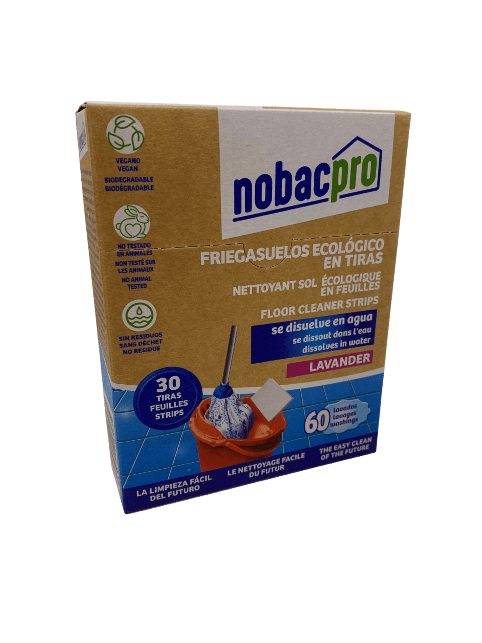 Friegasuelos en tiras ecológico 30 unidades - Nobacpro - 2