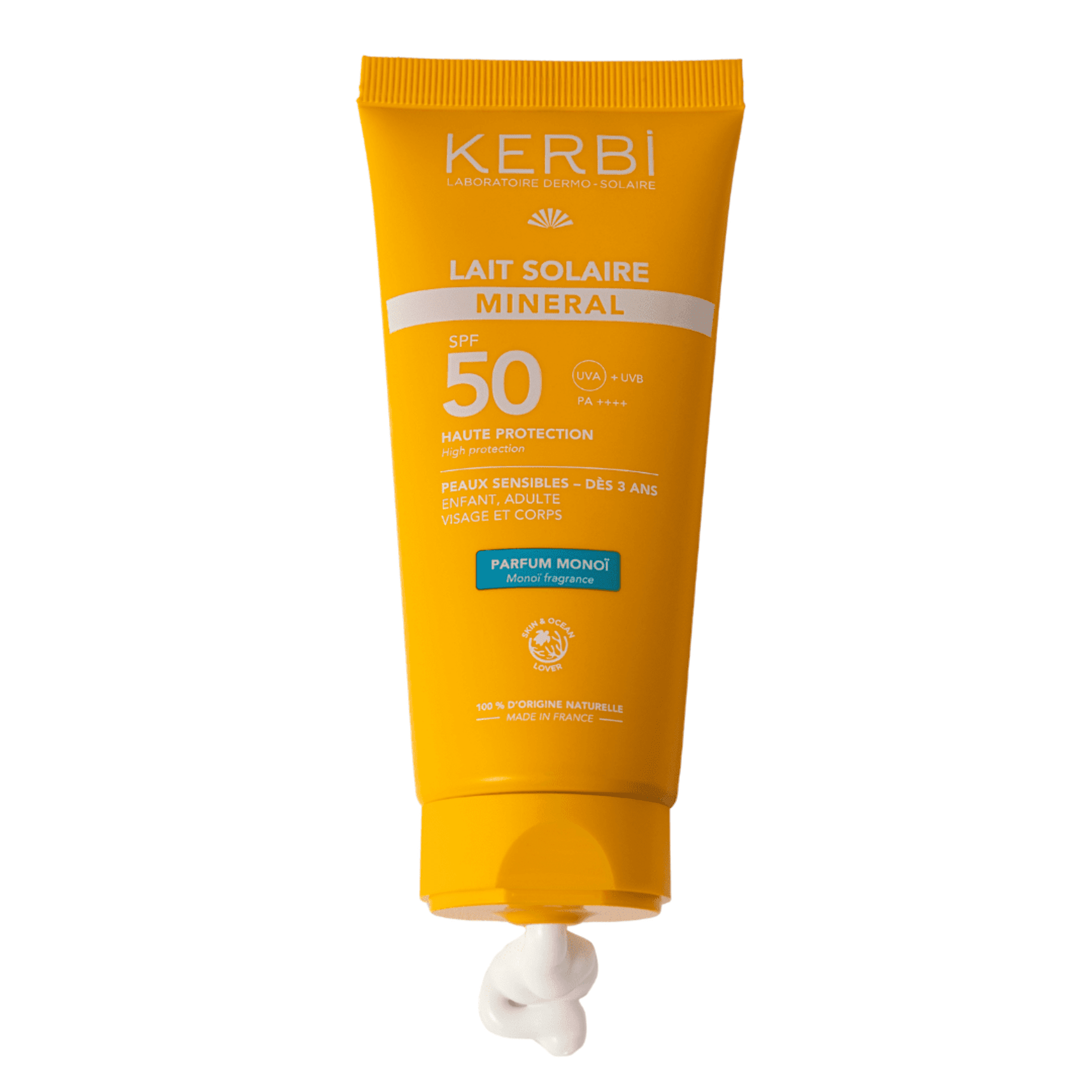 Leche Solar Mineral SPF50 50g - Aroma Monoï - Kerbi France - 2