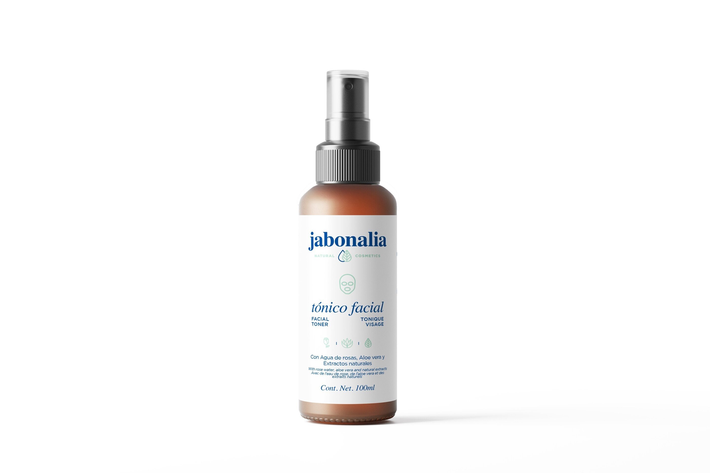 Pack cuidado facial Rosas (jabón de rosa mosqueta + tónico de rosas) - 3