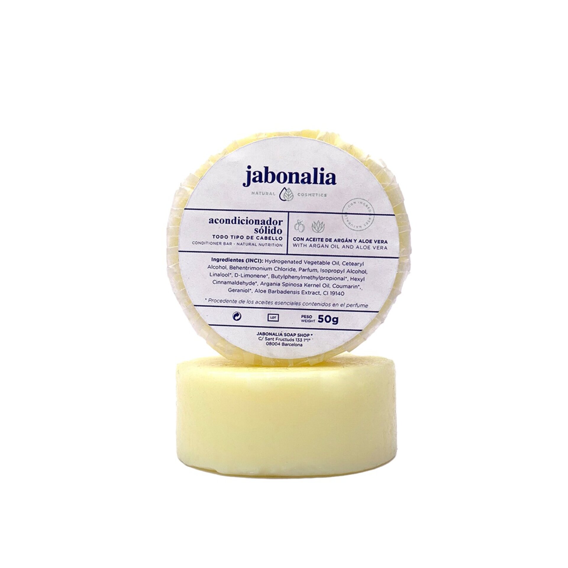 Acondicionador sólido Argán y Aloe 50g - 2