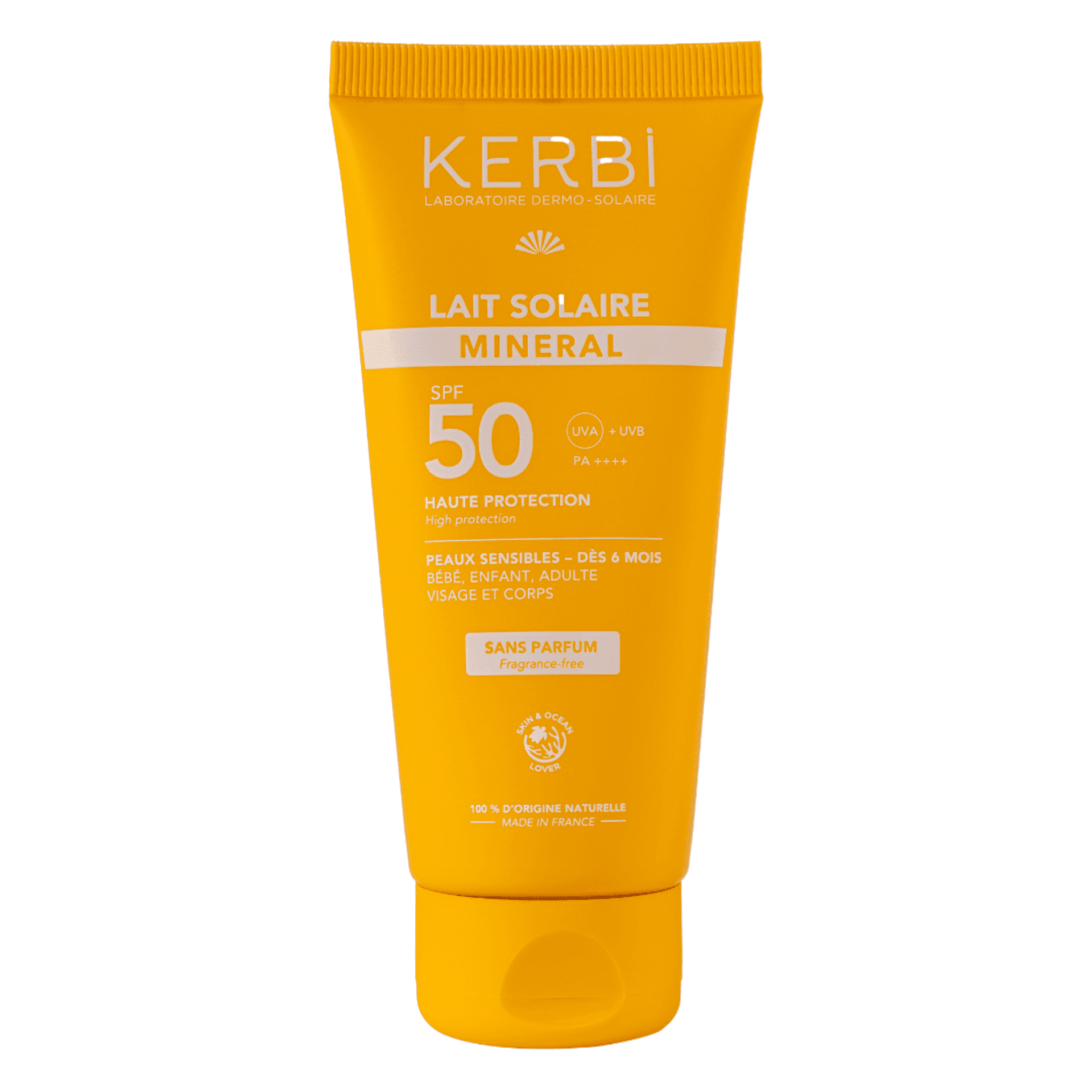 Leche Solar Mineral SPF50 50g - Sin perfume - Kerbi France - 1